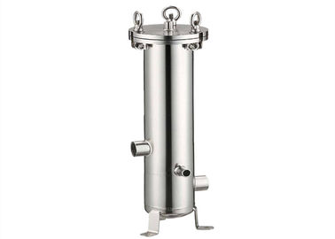 316 Stainless Steel Filter Housing , Single Cartridge Industrial Water Filter Housing